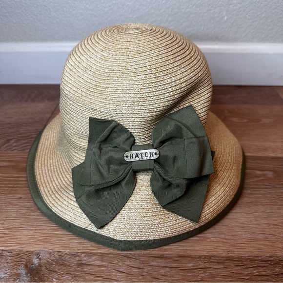Hatch Accessories - Hatch 100% Straw Bow Summer Beach Packable Hat, OS